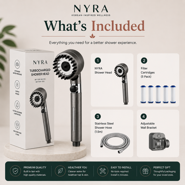 NYRA™ Advanced Filtration Shower System