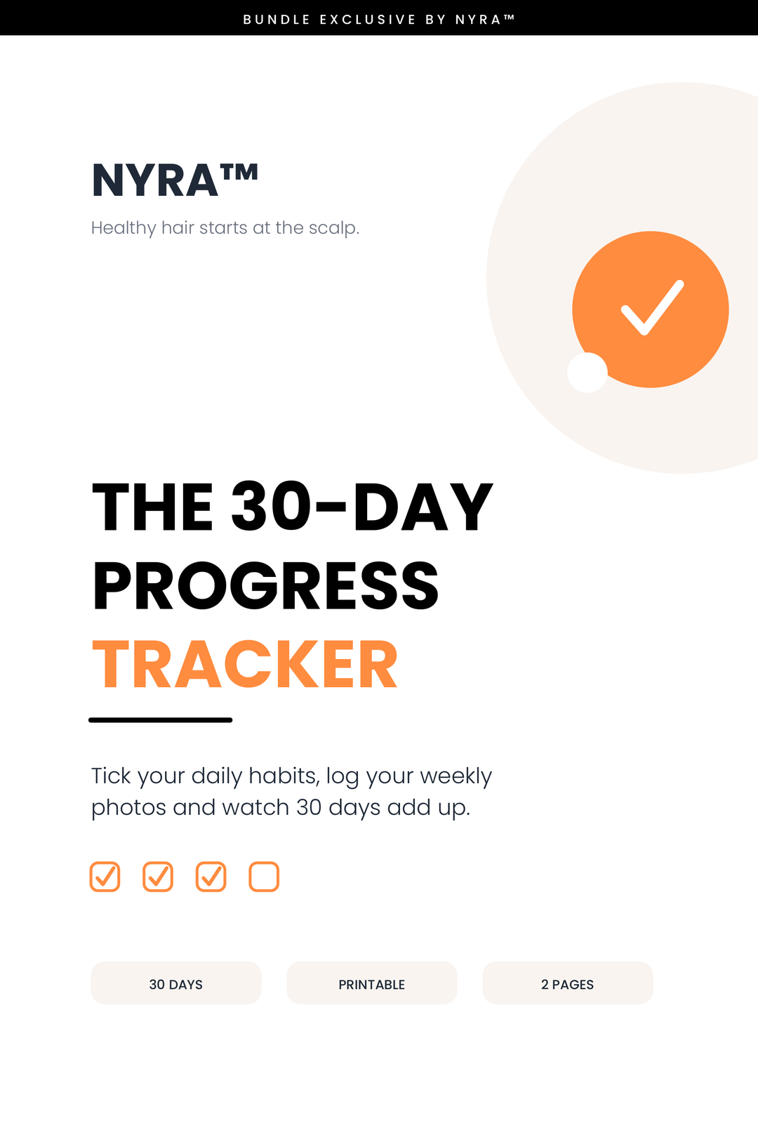 The 30-Day Progress Tracker™
